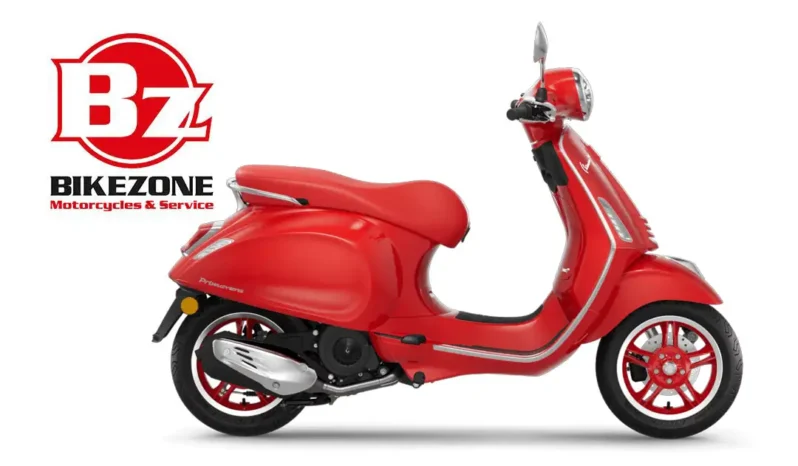 Vespa 125 red Milano