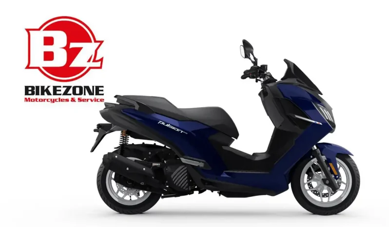 Peugeot Pulsion EVO 125 Milano visto laterale colore blu