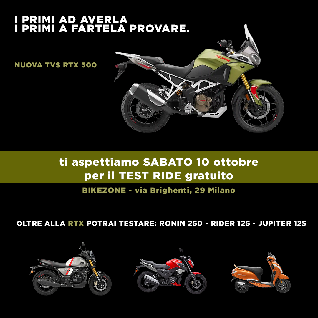 test ride TVS