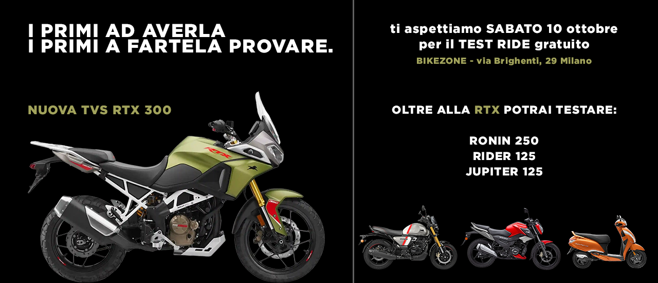 test ride TVS